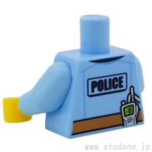 画像2: トルソー（ポリス・シャツ・タイ/ゴールドバッジ/ラジオ） (2)