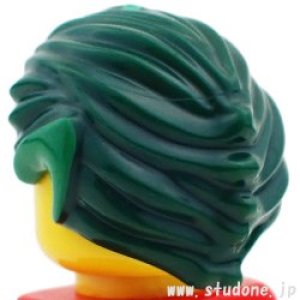 画像2: ヘア39-003(ダークグリーン) (2)