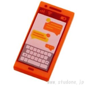 1x2タイル（スマートフォン・オレンジ）