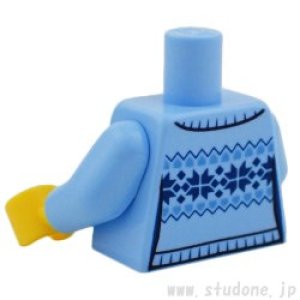 画像2: トルソー（フェアアイルセーター/ブライトライトブルー） (2)