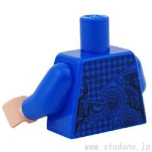 画像2: トルソー(シャツ ブルー・ペンダント ジオメトリック パターン) (2)