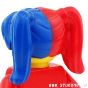 画像2: ヘア9-04(レッド/ブルー) (2)