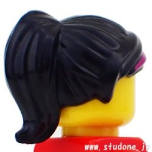 画像2: ヘア14-011(ブラック・パープルハイライト) (2)