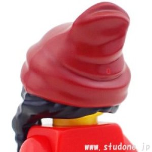 画像2: ヘア(ビーニー/ダークレッド・ブラック) (2)