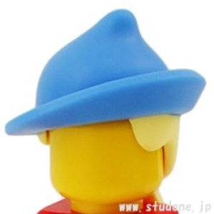 画像2: ヘア(ハット/ミディアムブルー・ブライトライトイエロー) (2)