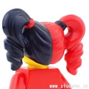 画像2: ヘア2-03（レッド/ブラック） (2)