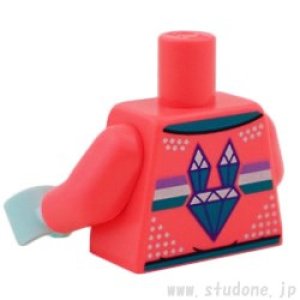 画像2: トルソー(ジャケット コーラル・ダイヤ バックパターン) (2)