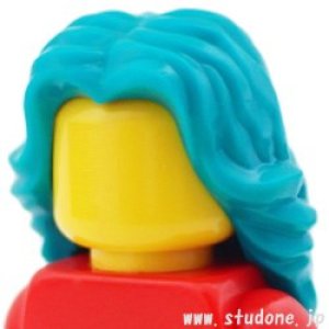 画像2: ヘア1-02（ダークターコイズ） (2)