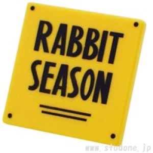 四角標識2x2（RABBIT SEASON）