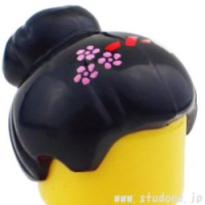 画像2: ヘア7-05(ブラック・簪) (2)