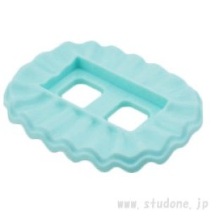 画像2: プラスチック スカート・フリル（ライトアクア） (2)