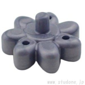 画像2: フレンズ・フラワー・ヘアーピン/TYPE4(フラットシルバー) (2)