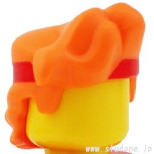 画像2: ヘア286(オレンジ・レッドバンド) (2)