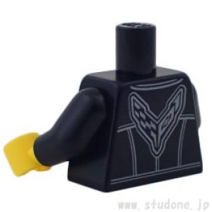 画像2: トルソー(レザー ジャケット ブラック・シボレー ロゴ) (2)