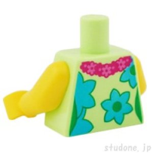 画像2: トルソー(フラワー ミディアムアジュール/ブライトグリーン・レイ) (2)