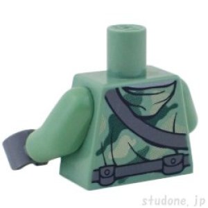 画像2: トルソー(迷彩柄サンドグリーン・ベルト弾薬) (2)