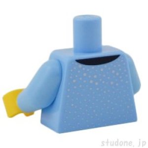 画像2: トルソー（タキシード ブライトライトブルー/シルバードット・フリルシャツ ブライトピンク） (2)