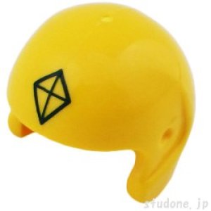 スポーツヘルメット（イエロー/ダイヤモンド）