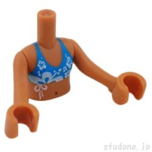 画像2: ミニドール/トルソー（ミディアムヌガー・トップ ビキニ ダークアジュール） (2)