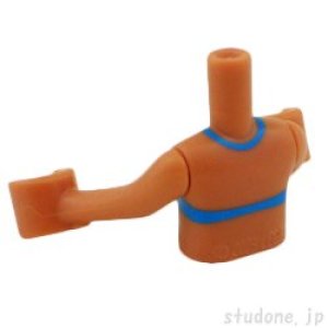 画像3: ミニドール/トルソー（ミディアムヌガー・トップ ビキニ ダークアジュール） (3)