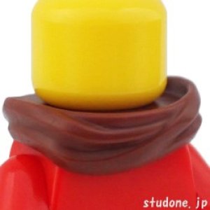 画像2: スカーフ・ショート(レディッシュブラウン) (2)