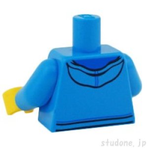 画像2: トルソー（パーカー/ダークアジュール・シャツ/ライム） (2)