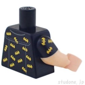 画像2: トルソー(シャツ ブラック・イエローバットパターン) (2)