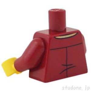 画像2: トルソー(ローブダークレッド・ゴールド トリム・3クラスプ) (2)