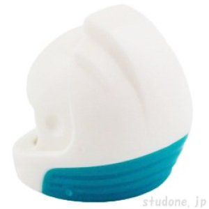 画像2: アストロノート ヘルメット・タークターコイズ ネックベース(ホワイト) (2)