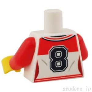 画像2: トルソー(ジャケット/レッド・ナンバー8) (2)