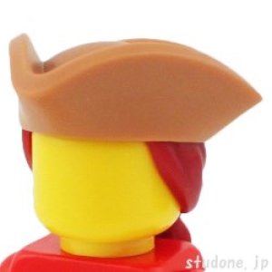 画像2: ヘア（三角帽子/ミディアムヌガー・ダークレッド） (2)