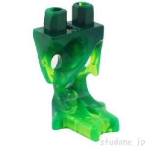 画像2: ゴースト・ローワーボディ(トランスブライトグリーン/マーブルトランスダークグリーン) (2)