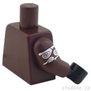 画像2: トルソー(ダークブラウン・シルバーバンド/スワール) (2)