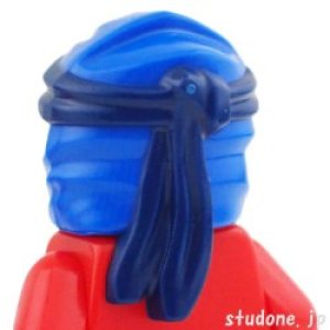 画像2: 忍者頭巾・TYPE4（ブルー/ダークブルー・ジェイ） (2)