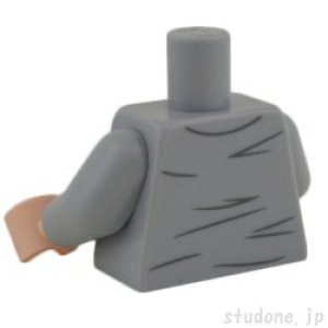 画像2: トルソー（ヘンリー シャツ ライトブルーイッシュグレー・シワ） (2)