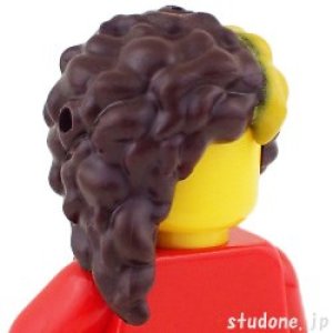 画像2: ヘア294（ダークブラウン/リボン） (2)