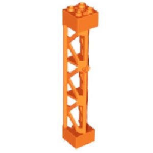 三角柱2x2x10・TYPE4-18（オレンジ）