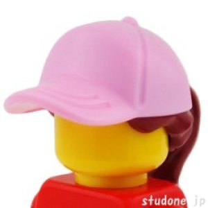 画像2: ヘア(キャップ/ブライトピンク・ダークレッド) (2)