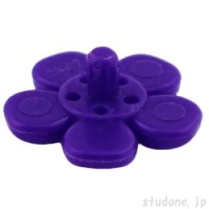 画像2: フレンズ・フラワー・ヘアーピン/TYPE2(ダークパープル) (2)