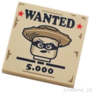 2x2タイル（WANTED・フィーメイル ウエスタン）