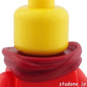 画像2: スカーフ・ショート(ダークレッド) (2)