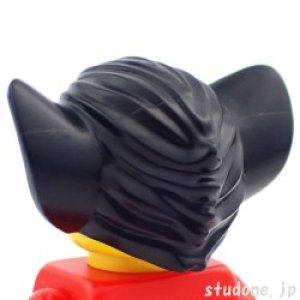 画像2: ヘア3-05(ブラック/ミディアムラベンダー) (2)