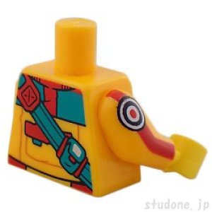 画像2: トルソー（ジャケット ブライトライトオレンジ・ショルダーストラップ 天） (2)