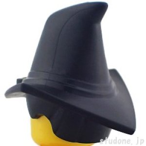 画像2: ヘア(ウィッチ ハット/フロントホール ブラック・ブラック) (2)