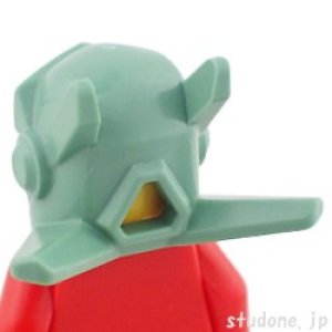 画像2: ロボット ウォーリアー ヘルメット・ロングバック フィン/アンテナ(サンドグリーン) (2)