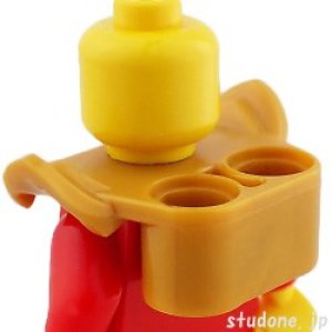 画像2: ショルダーアーマー・ティアード フィン/バック ピンホール(パールゴールド) (2)