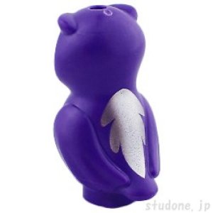 画像2: フクロウ・プリント・TYPE2(ダークパープル) (2)