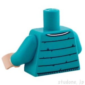 画像2: トルソー（ジャケット ダークターコイズ・シャツ ダークパープル・アブストラクト・ハンド ライトヌガー） (2)