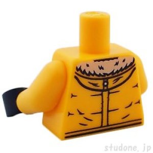 画像2: トルソー（ジャケット ファー ブライトライトオレンジ・サッシュ/ベルト） (2)