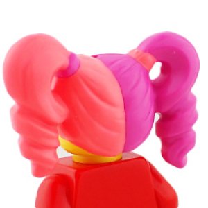 画像2: ヘア2-05(ダークピンク/コーラル) (2)